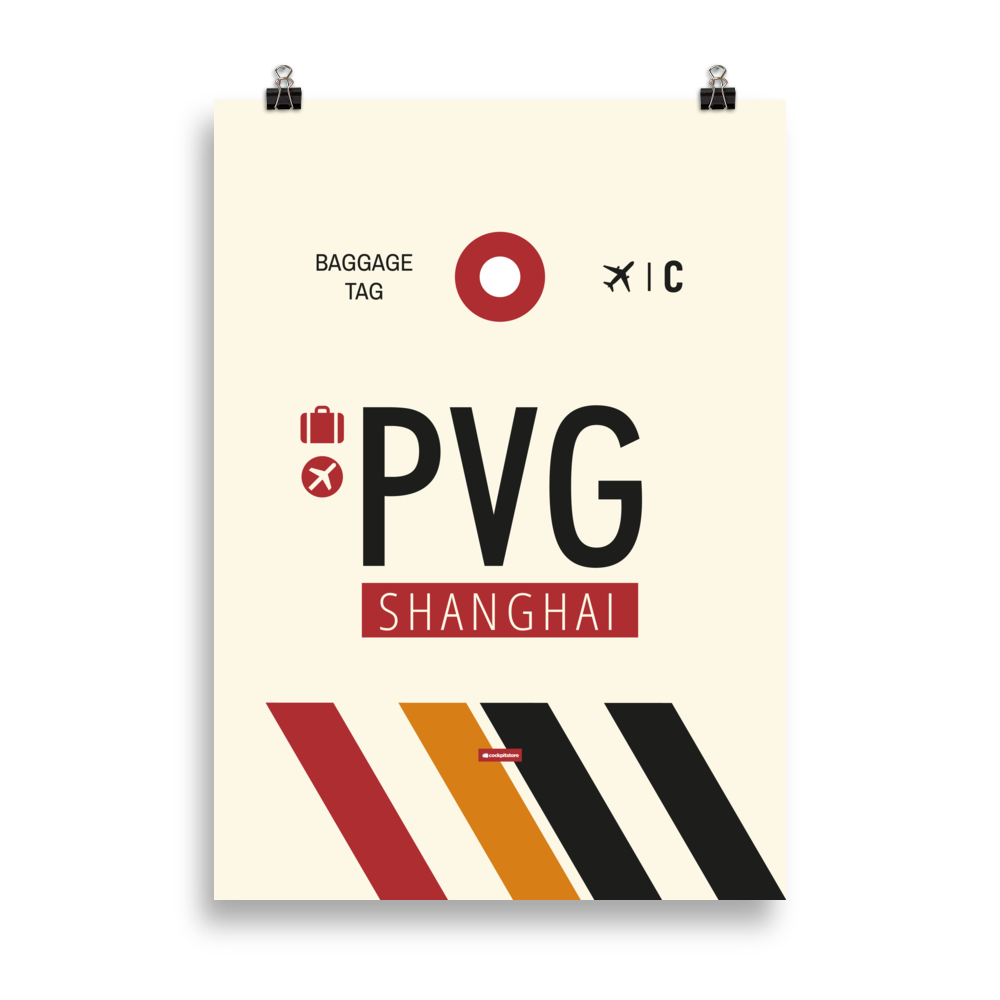 PVG - Shanghai - Pudong Premium Poster
