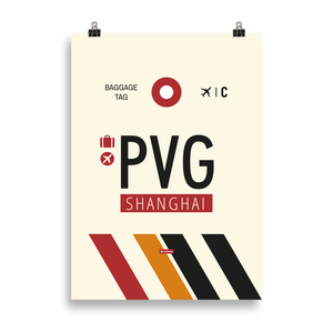 PVG - Shanghai - Pudong Premium Poster