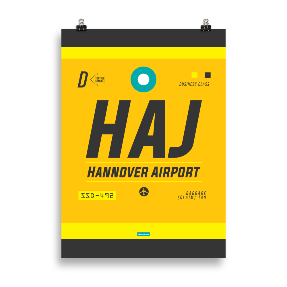 HAJ - Hanover Premium Poster