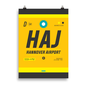 HAJ - Hannover Premium Poster