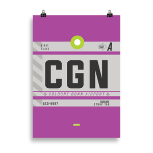 CGN - Cologne Premium Poster