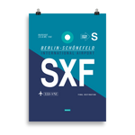 Load image into Gallery viewer, SXF - Schoenefeld Premium Poster
