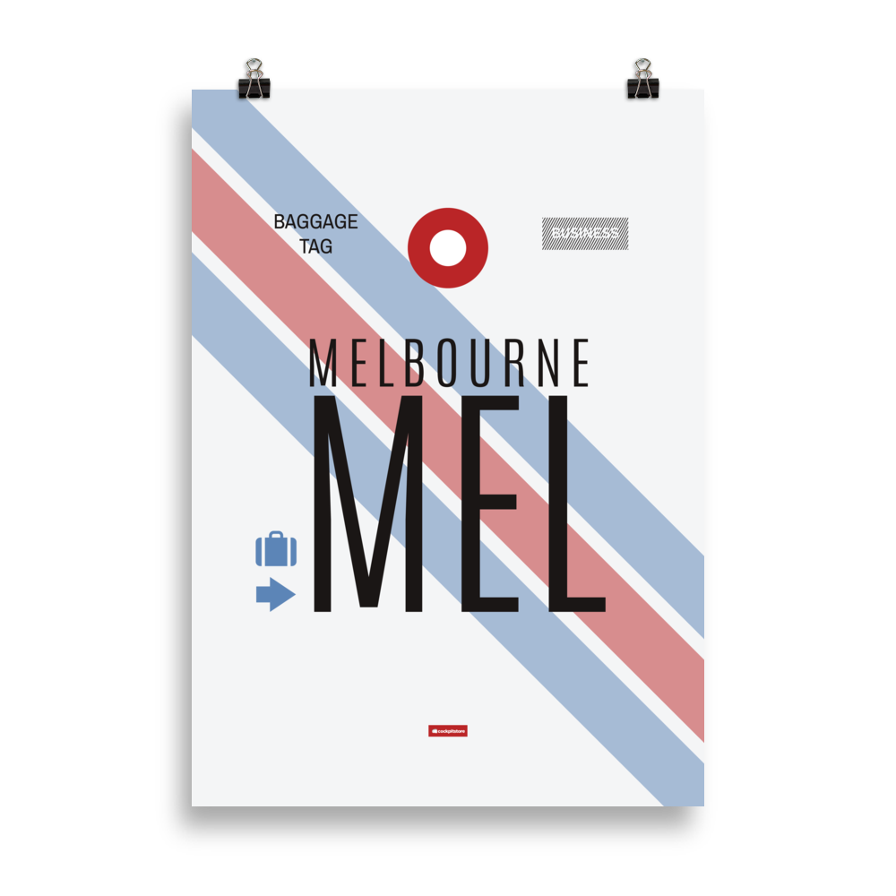 MEL - Melbourne Premium Poster