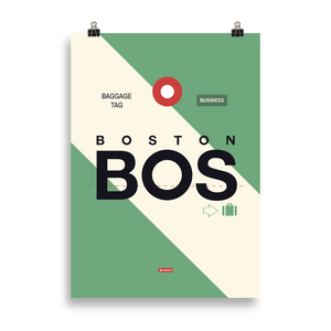 BOS - Boston Premium Poster