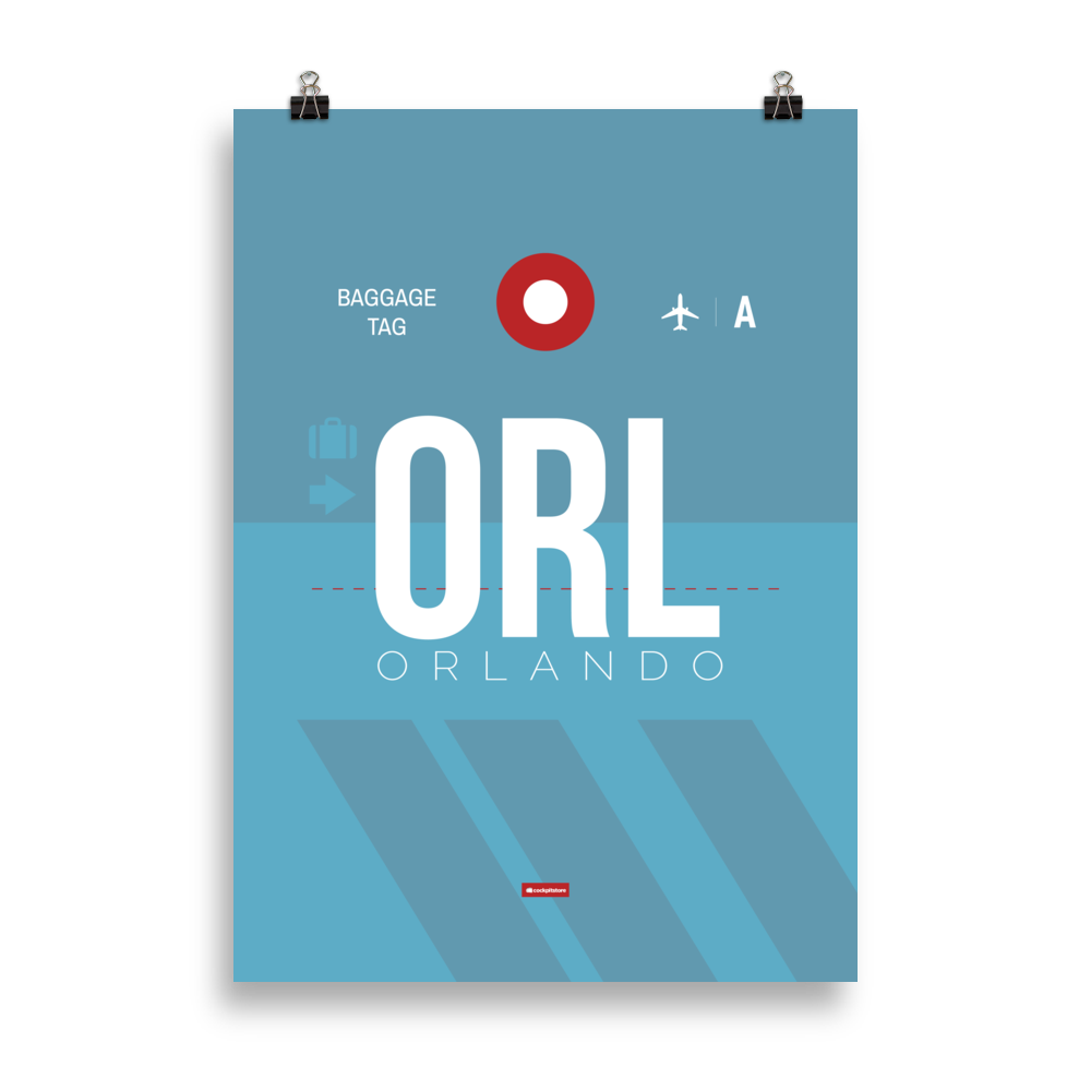 ORL - Orlando Executive Premium Poster