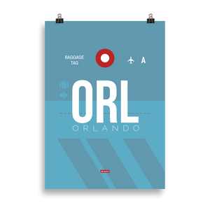 ORL - Orlando Executive Premium Poster