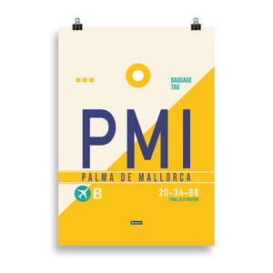PMI - Palma De Mallorca Premium Poster