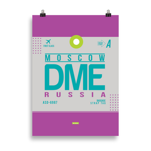 DME - Moscow Premium Poster