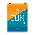 Lade das Bild in den Galerie-Viewer, CUN - Cancun Premium Poster
