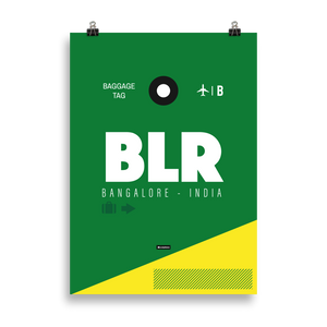 BLR - Bangalore Premium Poster