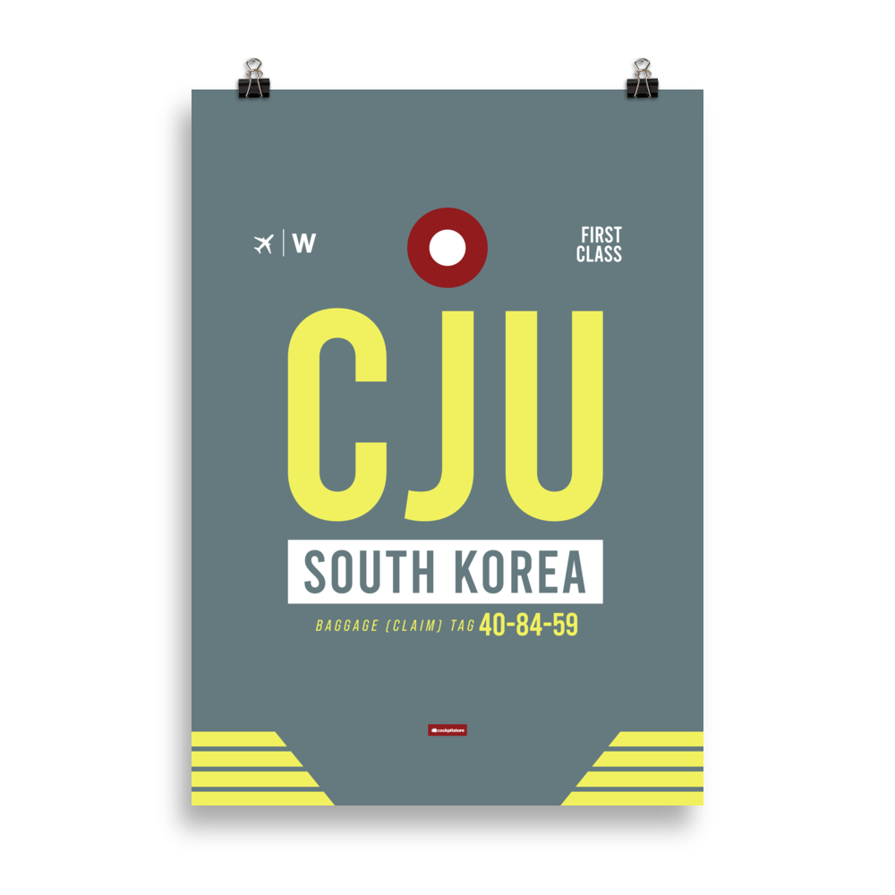 CJU - Jeju Premium Poster