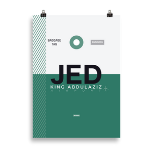 JED - Jeddah Premium Poster