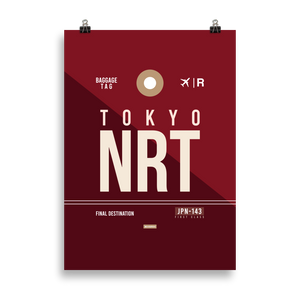 NRT - Narita Premium Poster