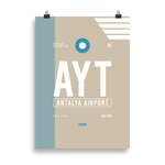 Lade das Bild in den Galerie-Viewer, AYT - Antalya Premium Poster
