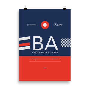 BA - British Airways Premium Poster