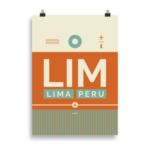 LIM - Lima Premium Poster