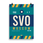 Load image into Gallery viewer, SVO - Moscow Premium Poster
