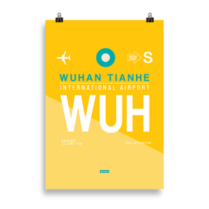 WUH - Wuhan - Tianhe Premium Poster