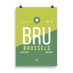 Load image into Gallery viewer, BRU - Brussels Premium Poster
