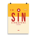 Lade das Bild in den Galerie-Viewer, SIN - Singapore Premium Poster
