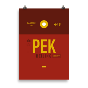 PEK - Beijing Premium Poster