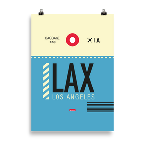 LAX - Los Angeles Premium Poster