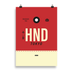 Lade das Bild in den Galerie-Viewer, HND - Haneda Premium Poster
