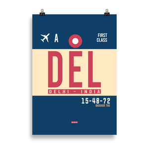DEL - Delhi Premium Poster