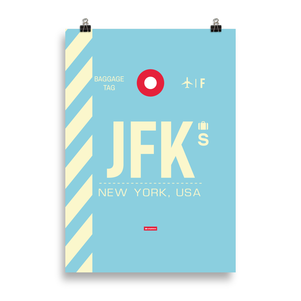JFK - New York Premium Poster