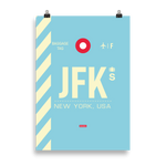 Load image into Gallery viewer, JFK - New York Premium Poster
