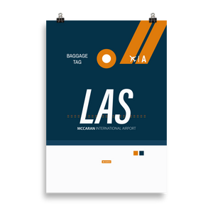 LAS - Las Vegas Premium Poster