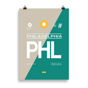 PHL - Philadelphia Premium Poster