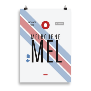 MEL - Melbourne Premium Poster