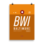 Load image into Gallery viewer, BWI-Baltimore Premium Poster
