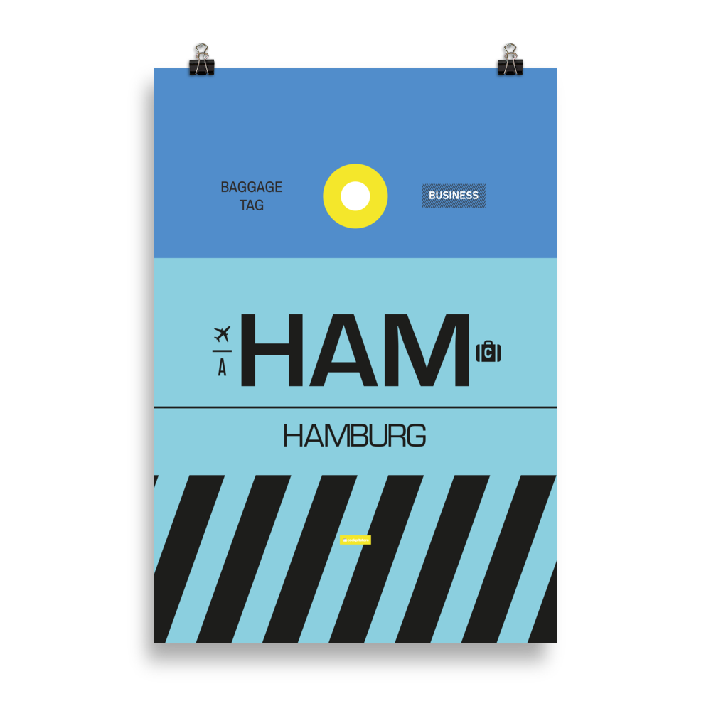 HAM - Hamburg Premium Poster