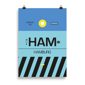 HAM - Hamburg Premium Poster