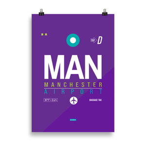 MAN - Manchester Premium Poster