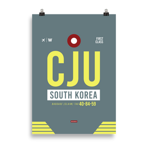 CJU - Jeju Premium Poster