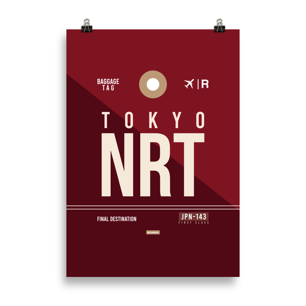 NRT - Narita Premium Poster