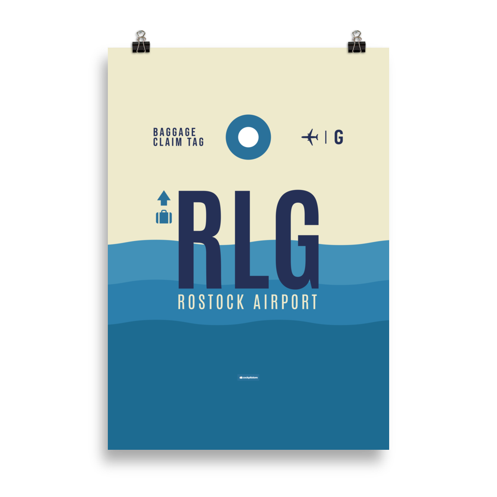 RLG - Rostock - Laage Premium Poster