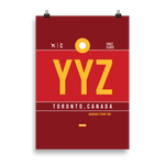 Load image into Gallery viewer, YYZ-Toronto Premium Poster
