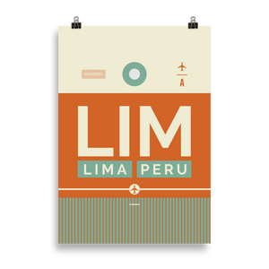 LIM - Lima Premium Poster