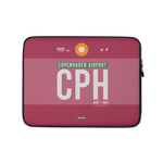 Load image into Gallery viewer, CPH - Copenhagen laptop sleeve bag 13in and 15in with airport code
