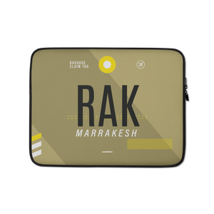 RAK - Marrakesh Laptop Sleeve Bag 13in and 15in with airport code