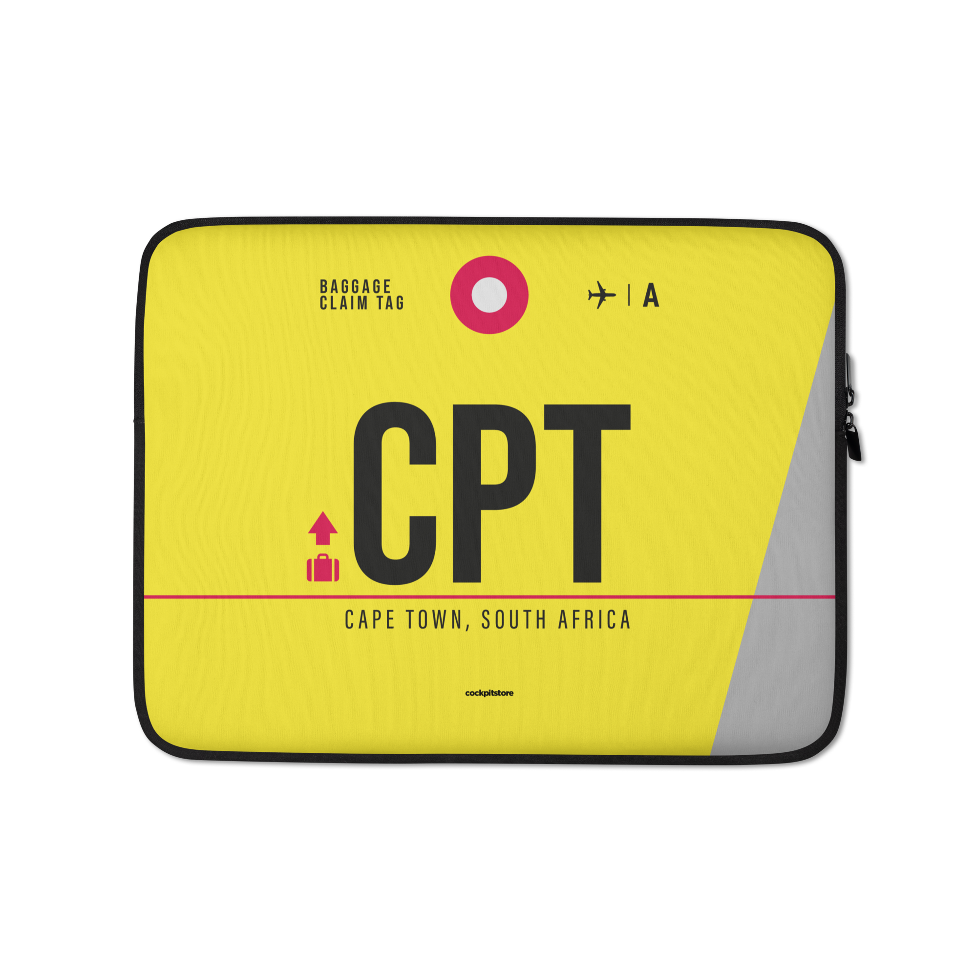 CPT - Cape Town Laptop Sleeve Tasche 13in und 15in mit Flughafencode