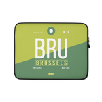 Lade das Bild in den Galerie-Viewer, BRU - Brussels Laptop Sleeve Tasche 13in und 15in mit Flughafencode
