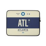 Lade das Bild in den Galerie-Viewer, ATL - Atlanta Laptop Sleeve Tasche 13in und 15in mit Flughafencode
