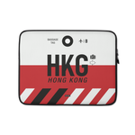 Lade das Bild in den Galerie-Viewer, HKG - Hong Kong Laptop Sleeve Tasche 13in und 15in mit Flughafencode
