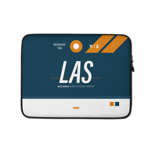 LAS - Las Vegas Laptop Sleeve Tasche 13in und 15in mit Flughafencode