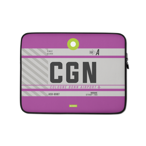 CGN - Cologne Laptop Sleeve Tasche 13in und 15in mit Flughafencode